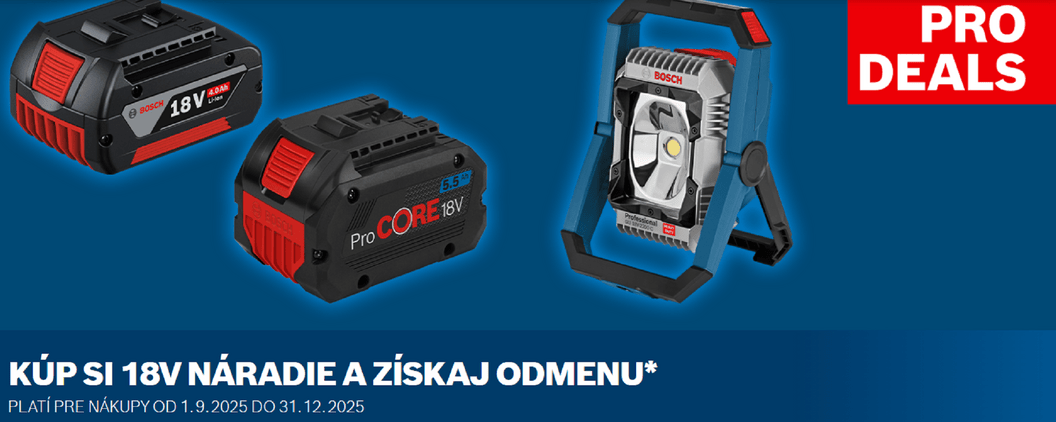 BOSCH PRO DEALS - NÁŘADÍ