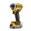 DeWALT Uťahovač rázový 1/4" 250Nm 18V XR 2x POWERSTACK 1,7 Ah bezuhlíkový DCF860E2T