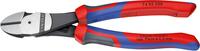Kraftový bočný strihací nôž leštený s viackomponentnými rukoväťami 200mm KNIPEX
