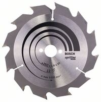 BOSCH 2608641170 - Pílový kotúc Optiline Wood 160 x 20/16 x 1,8 mm, 12