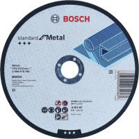 BOSCH Standard for Metal Straight Cutting Disc 180 mm, 22.23 mm - 2608619769