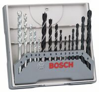 BOSCH 2607017038 - 15-dielna súprava zmiešaných vrtákov