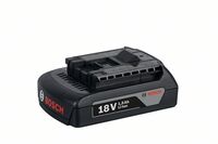 BOSCH Zasúvací akumulátor GBA 18 V 1,5 Ah M-A SD, 1,5 Ah, Li Ion