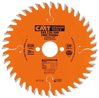 CMT Pílový kotúč pre elektronáradie, finálny rez - D165x2,2 d20 Z56 HW