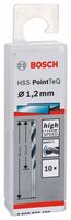 BOSCH Skrutkovitý vrták HSS PointTeQ 1,2 mm