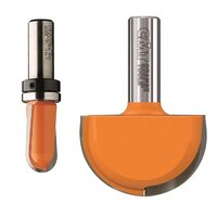 CMT Celní vypouklá fréza s ložiskem - R8 D15,8x9,5 S8 HM C91416011B