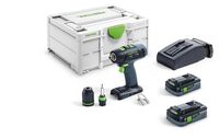 FESTOOL 576446 Akumulátorové vrtací šroubovací T 18+3 HPC 4,0 I-Plus