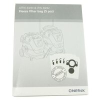 NILFISK Fleesový sácek pro vysavace ATTIX 33-44 5ks Nilfisk 107419593