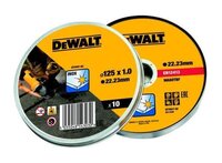 DeWALT Rezný kotúč na nerez 125mm, 1mm, sada 10ks