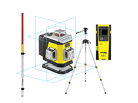 NIVEL SYSTEM Krížový laser 4×360° s modrým lúčom CL4B Set