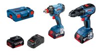 BOSCH GDX 180-LI + GSR 18V-50 - Akumulátorový rázový utahovač + Akumulátorový skrutkovač - 06019G5227