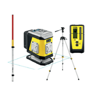 NIVEL SYSTEM Krížový laser 1×360° s modrým lúčom CL1B SET