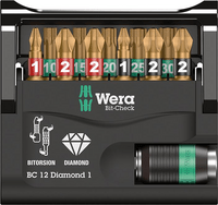 WERA SADA BITU BIT-CHECK 12 DIAMOND 1 05057421001