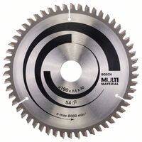 BOSCH 2608640509 - Pílový kotúc Multi Material 190 x 30 x 2,4 mm, 54
