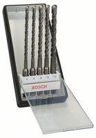 BOSCH 2607019928 - 5-dielna súprava vrtákov do kladív Robust Line SDS-plus-5 Ø 6,6,8,8,10 x 165mm