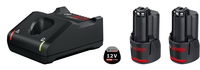 BOSCH 2 × GBA 12V 3.0Ah + GAL 12V-40 - 1 600 A01 9RD - Základní sada