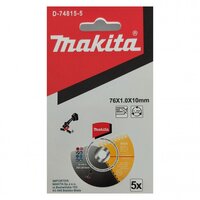 MAKITA D-74815-5 - Rezný kotouc na ocel pro DCM300 - 5 kusové balení