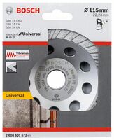 BOSCH Diamantový miskovitý kotúc Standard for Concrete 115 × 22,23 × 5