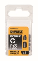 DeWALT NÁSTAVCE PRO RÁZOVÉ Utahovací 25mm PZ3 DT7388T