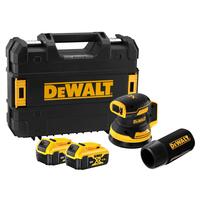DeWALT Excentrická brúska bezuhlíková 18V 125 mm, 2x 5Ah DCW210P2
