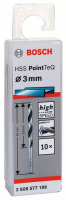 BOSCH Skrutkovitý vrták HSS PointTeQ 3,0 mm