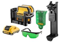 DeWALT DCE0822D1G - Akumulátorový krížový zelený laser s olovnicou