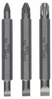BOSCH 2607001747 - 3-dielna súprava obojstranných čepelí S 1,2x6,5, S 0,6x4,5, S 0,8x5,5; PZ1, PZ2, PZ3; 6