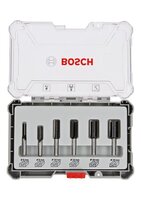 BOSCH Súprava frézovacích bitov, 6 ks, rovný 8 mm driek - 2607017466