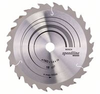 BOSCH 2608640785 - Pílový kotúc Speedline Wood 160 x 16 x 2,4 mm, 18