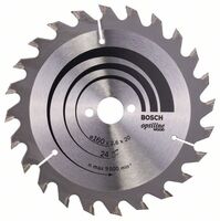 BOSCH 2608640596 - Pílový kotúc Optiline Wood 160 x 20/16 x 2,6 mm, 24