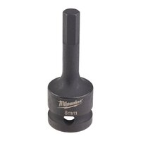 MILWAUKEE Nástrčný kľúč 1/2" - HEX 8 Shockwave vnútorný