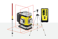 NIVEL SYSTEM Krížový laser 3×360° s červeným lúčom CL3R