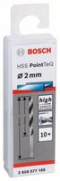 BOSCH Skrutkovitý vrták HSS PointTeQ 2,0 mm