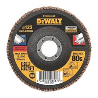 DeWALT DT30622 - Brúsny lamelový kotúč plochý Extreme na kov 80 G, 125 mm