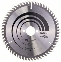 BOSCH 2608641188 - Pílový kotúc Optiline Wood 190 x 30 x 2,6 mm, 60