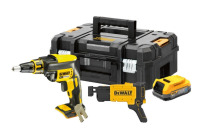 DeWALT DCF620E1K sadrokartonársky skrutkovač s podávačom 18V, 1x1,7Ah aku Powerstack