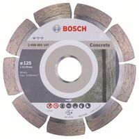 BOSCH Diamantový rezací kotúc Standard for Concrete 125 x 22,23 x 1,6 x 10 mm