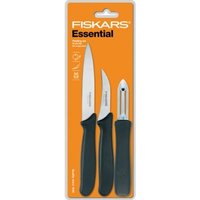 FISKARS 1024162 - Sada nožu 3ks na loupání Essential
