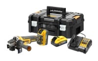 DeWALT Brúska uhlová 125mm 18V POWERSTACK 2x5,0Ah bezuhlíková DCG409H2T