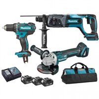 MAKITA DLX3078TX1 - Sada náradia DGA504, DHR241, DDF482