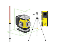 NIVEL SYSTEM Krížový laser 3×360° so zeleným lúčom CL3G Set