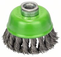 BOSCH Miskovitá kefa, nehrdzavejúca 75 mm, 0,5 mm, M14