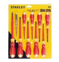 STANLEY 10 dielna sada izolovaných skrutkovačov VDE STHT600320