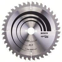 BOSCH Pílový kotúc Optiline Wood 250 x 30 x 3,2 mm, 40
