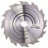 BOSCH 2608640786 - Pílový kotúc Speedline Wood 160 x 20 x 2,4 mm, 12