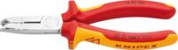 Abmantelovací kliešte VDE s 2-komponentnými rukoväťami 165 mm qmm KNIPEX