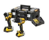 DeWALT KOMBO SADA 18V PowerStack 2x5,0Ah (DCD805+DCF850) Tstak II  DCK2050H2T