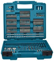 MAKITA E-11689 - Sada vrtáku, bitu a rucního náradí v kufríku 256 ks