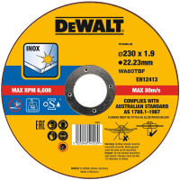 DeWALT DT43909 Kotúč rezný na nerez 230x1,9 mm Typ1