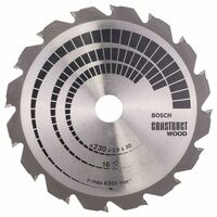BOSCH 2608640635 - Pílový kotúc Construct Wood 230 x 30 x 2,8 mm, 16